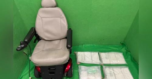 Kokain 11kg ditemui dalam kerusi roda elektrik