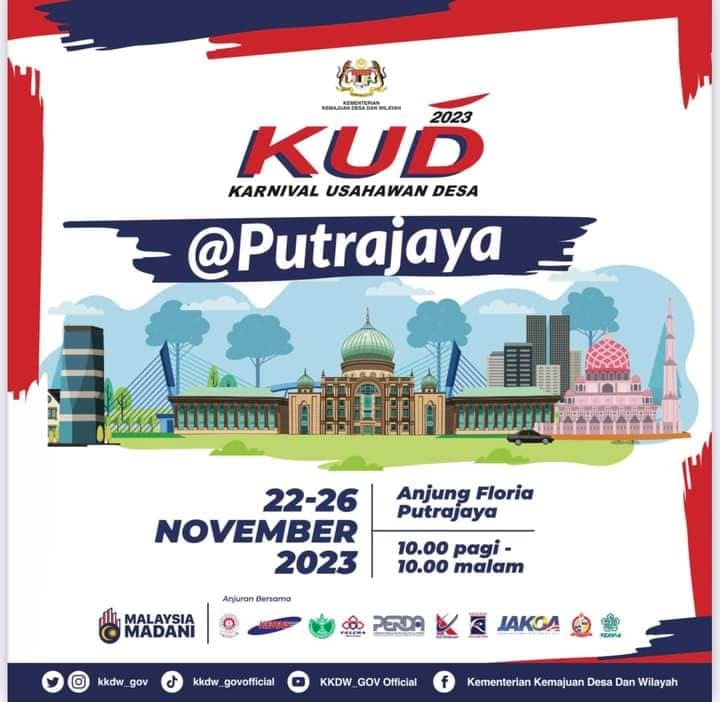 KKDW anjur KUD @ Putrajaya Tahun 2023 pada 22 hingga 26 November ini