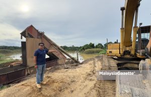 Usahawan pasir sungai berjaga-jaga hadapi banjir