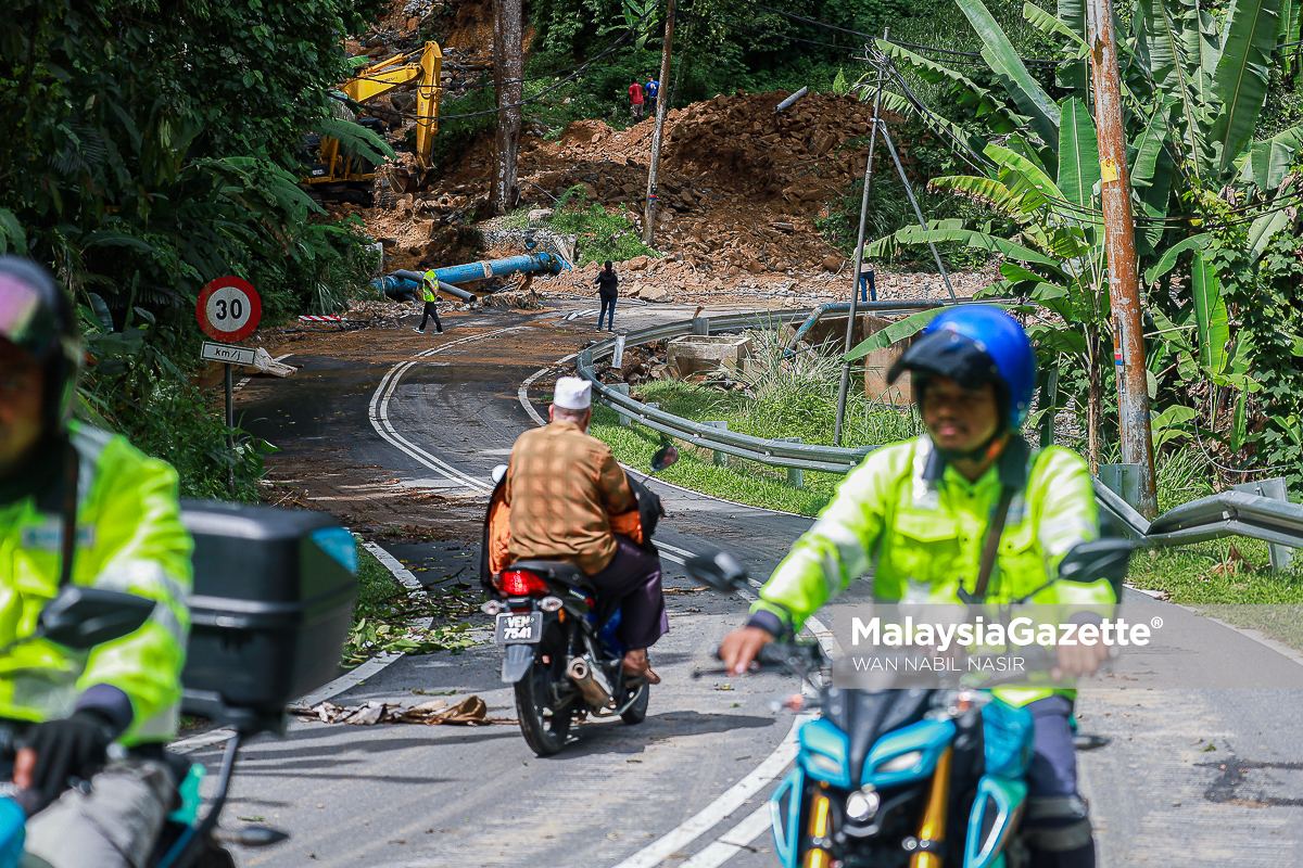 Kerja-kerja Baik Pulih Jalan, Cerun Giat Dilakukan Di Bukit Tinggi