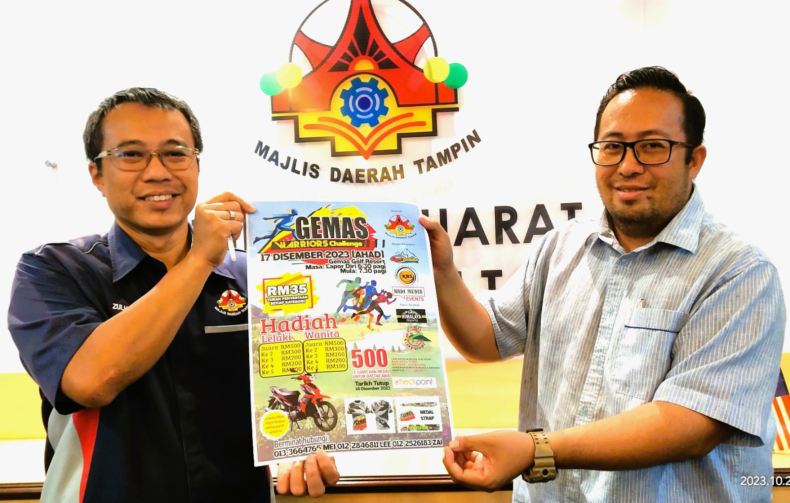 Cabaran lasak Gemas Warriors Challenge 2023 menanti 500 peserta