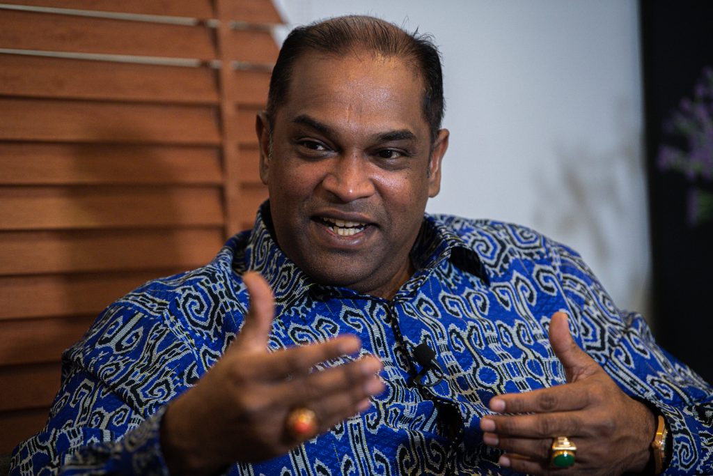 Datuk R Ramanan, Chairman of of Malaysian politics, the Malaysian Indian Transformation Unit (MITRA).PIX:  MUHD NA’IM / 25 MAY 2023 / MalaysiaGazette