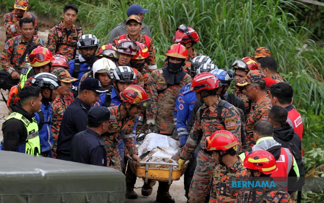 Tanah runtuh di Cameron Highlands: Mayat ketiga ditemukan