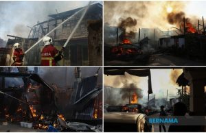 Tujuh rumah terbakar, lapan keluarga hilang tempat tinggal