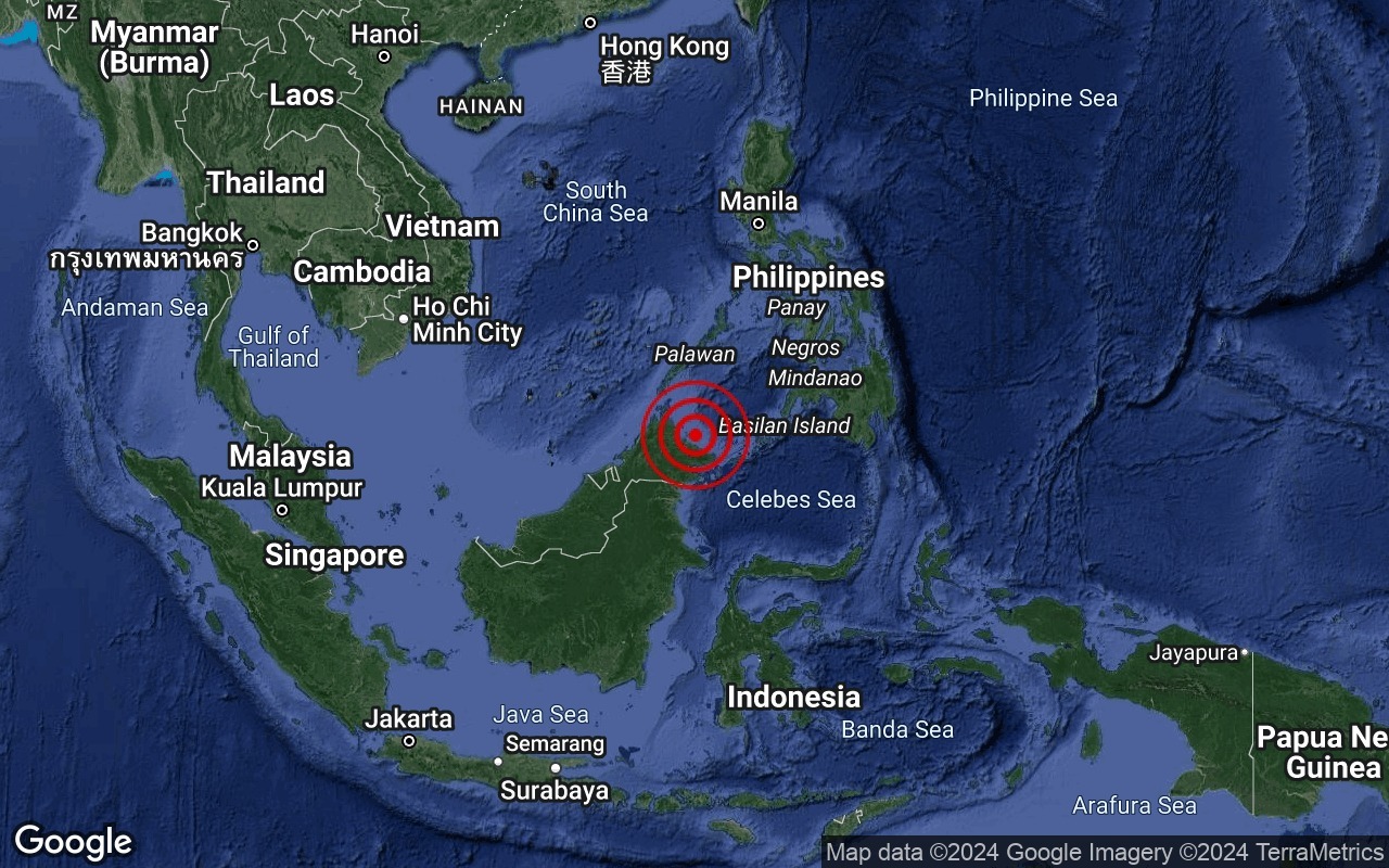 Gempa bumi lemah dikesan di perairan timur Sabah