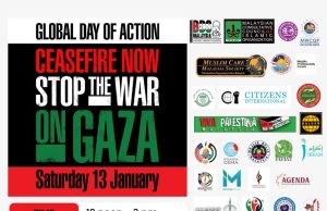 Gerakan BDS anjur perarakan bantah pengeboman di Gaza