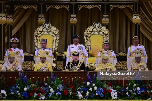 Istiadat Sultan Ibrahim Lafaz Sumpah Jawatan Yang Di-Pertuan Agong Ke-17