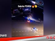 Lelaki bawa parang panjang lari dari polis dicekup