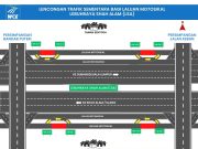 Lencongan laluan motosikal di LSA dilanjutkan