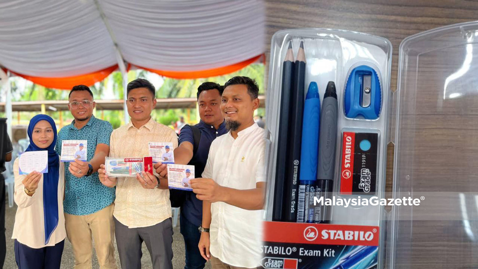 22,270 calon SPM Pahang dapat kit alat tulis daripada Tok Wan