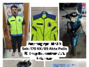 Lelaki pakai vest polis diberkas