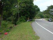 Lokasi pembunuhan kejam dikelilingi rumah terbiar
