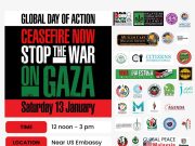 BDS berhimpun di Kedutaan AS Sabtu ini sempena Hari Tindakan Global