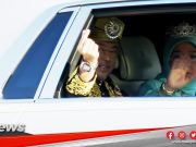MGNews : Yang di-Pertuan Agong dan Raja Permaisuri Agung Berangkat Balik Dari Istana Negara