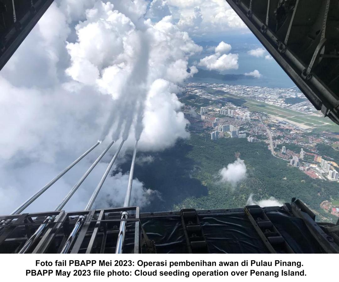 Pembenihan awan di P. Pinang untuk pertahankan rizab air mentah