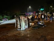 Motosikal rempuh kereta terbalik, pembantu jurutera maut