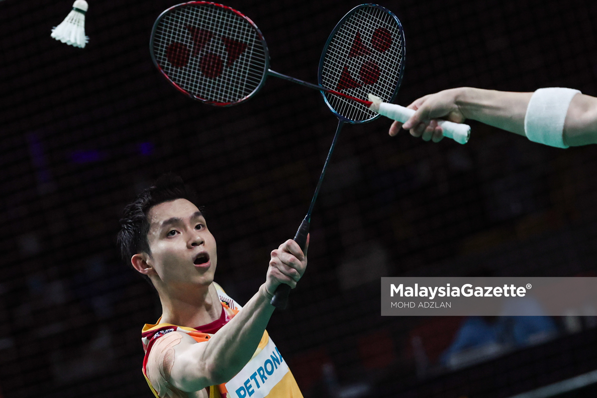 Aksi Separuh Akhir Kejohanan Badminton Berpasukan Asia 2024 19