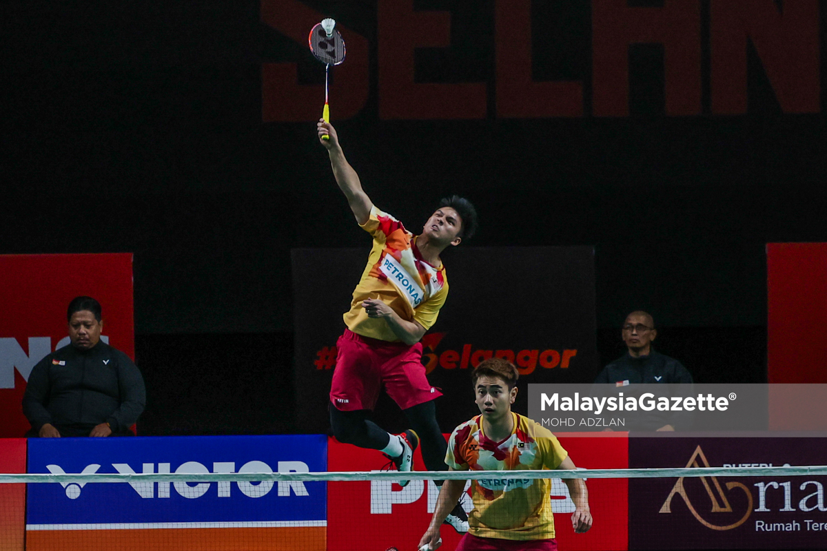 Aksi Separuh Akhir Kejohanan Badminton Berpasukan Asia 2024 24