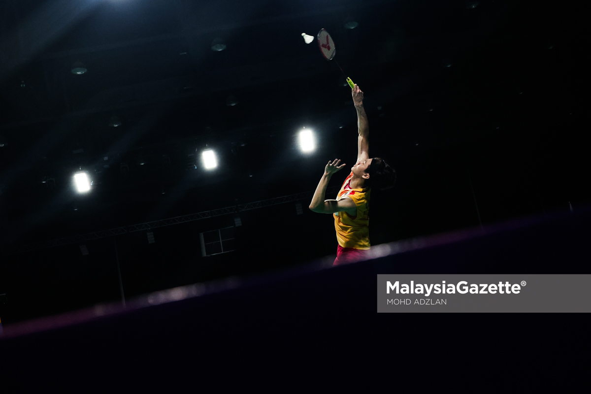 Aksi Separuh Akhir Kejohanan Badminton Berpasukan Asia 2024 18