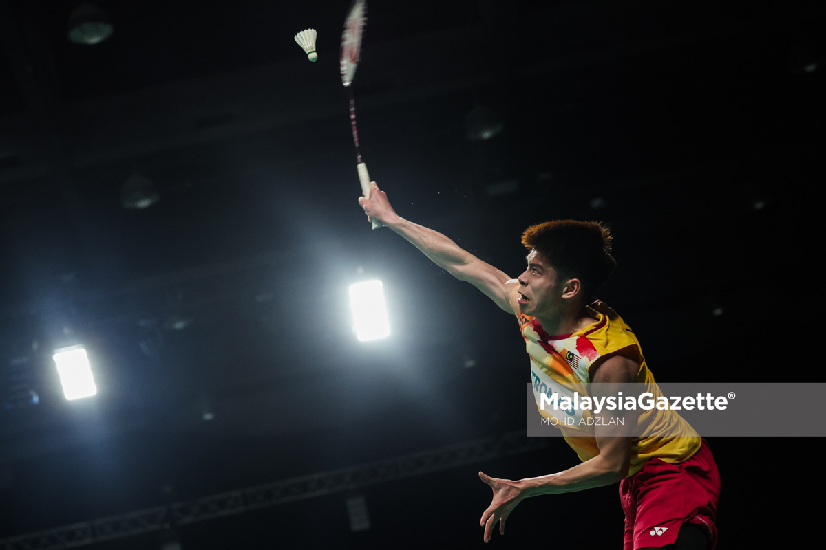 Aksi Separuh Akhir Kejohanan Badminton Berpasukan Asia 2024 22