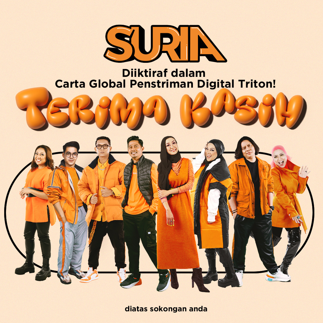 Suria FM duduki ranking ke-30 Penstriman Digital Triton