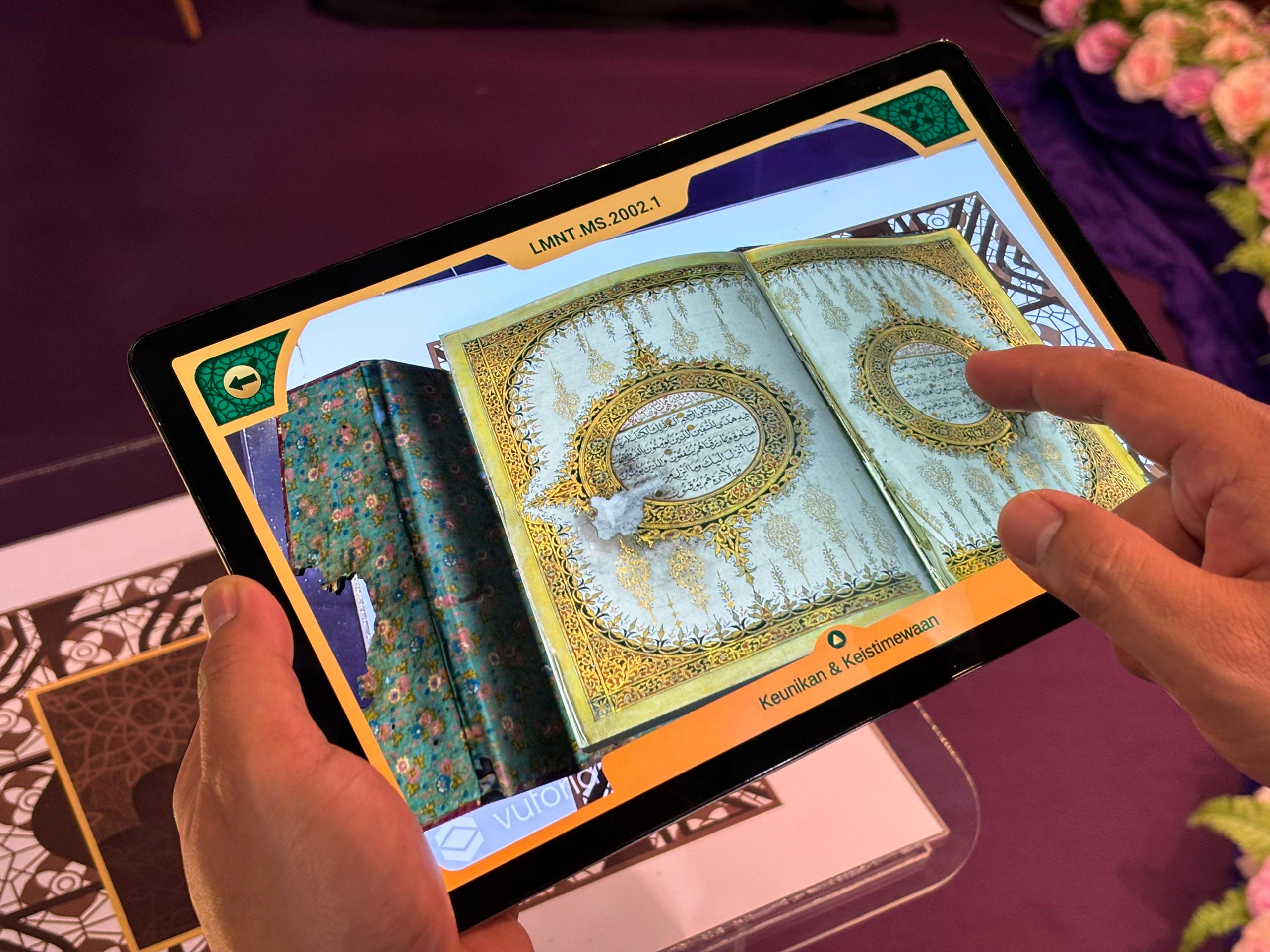 Manuskrip al-Quran Terengganu boleh dihayati melalui platform digital