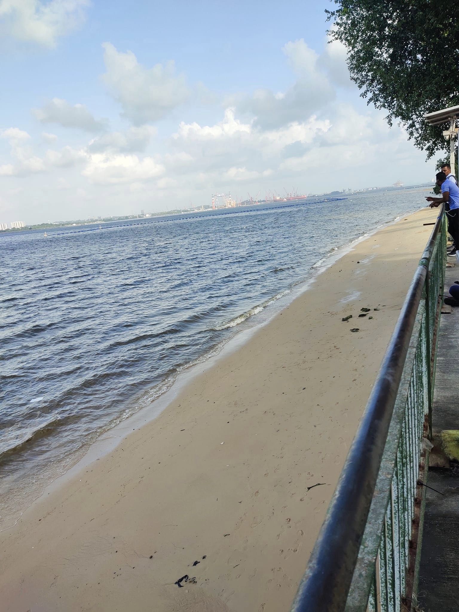 Bacaan bakteria di Pantai Pasir Ris, Pantai Park Sembawang