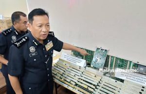 Polis Pahang tumpas kes 451 cip elektronik Telekom hilang