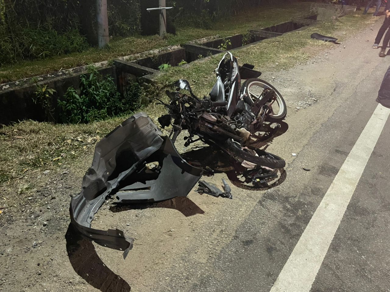 Pelajar OKU maut motosikal bertembung kereta