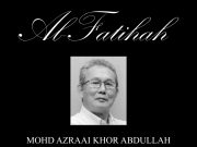 Azraai Khor meninggal dunia, diserang strok