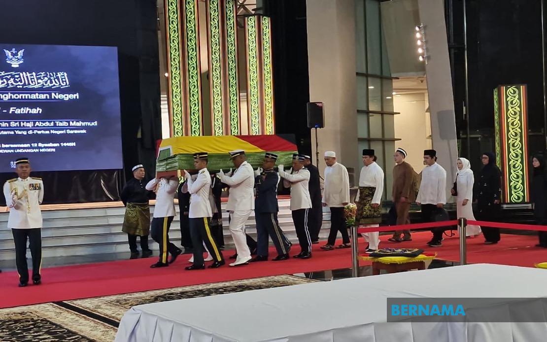 Suasana pilu selubungi istiadat penghormatan negeri Abdul Taib di DUN Sarawak