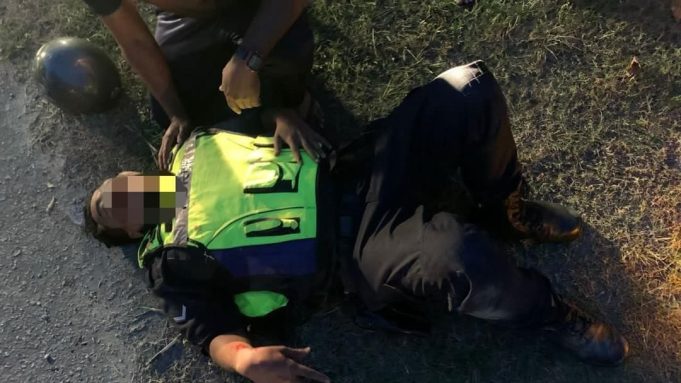 polis langgar