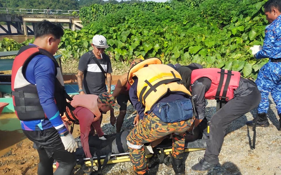 Dua daripada tiga mayat ditemukan lebih 100 km dari lokasi kejadian