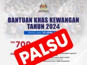 Poster bantuan khas kewangan RM700 adalah palsu