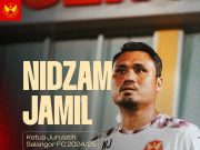 Nidzam Jamil dilantik Ketua Jurulatih Selangor