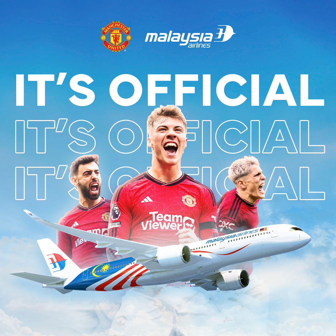 Malaysia Airlines jadi rakan penerbangan komersial Manchester United
