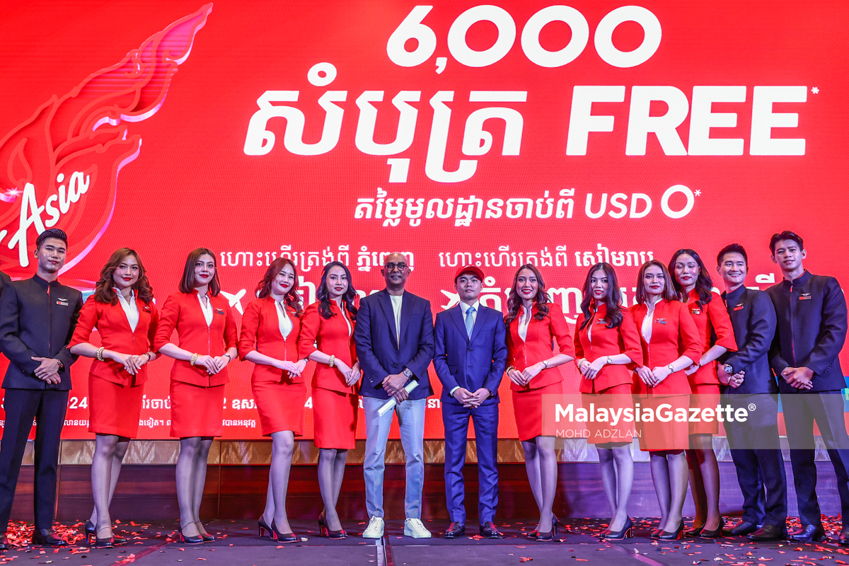 AirAsia Cambodia lancar penerbangan domestik Phnom Penh, Siem Reap, Sihanoukville