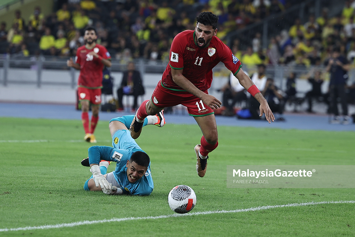 Aksi Perlawanan Malaysia vs Oman 0 44