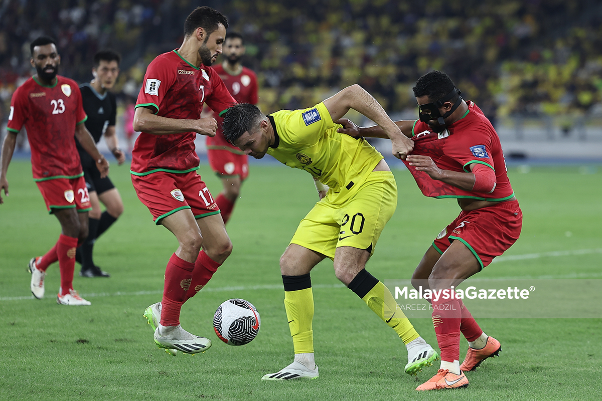 Aksi Perlawanan Malaysia vs Oman 0 56