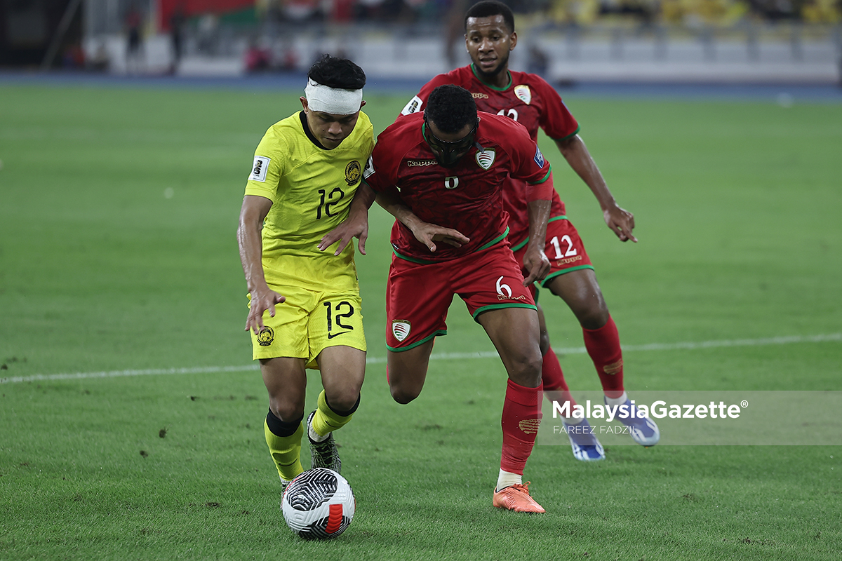 Aksi Perlawanan Malaysia vs Oman 0 58