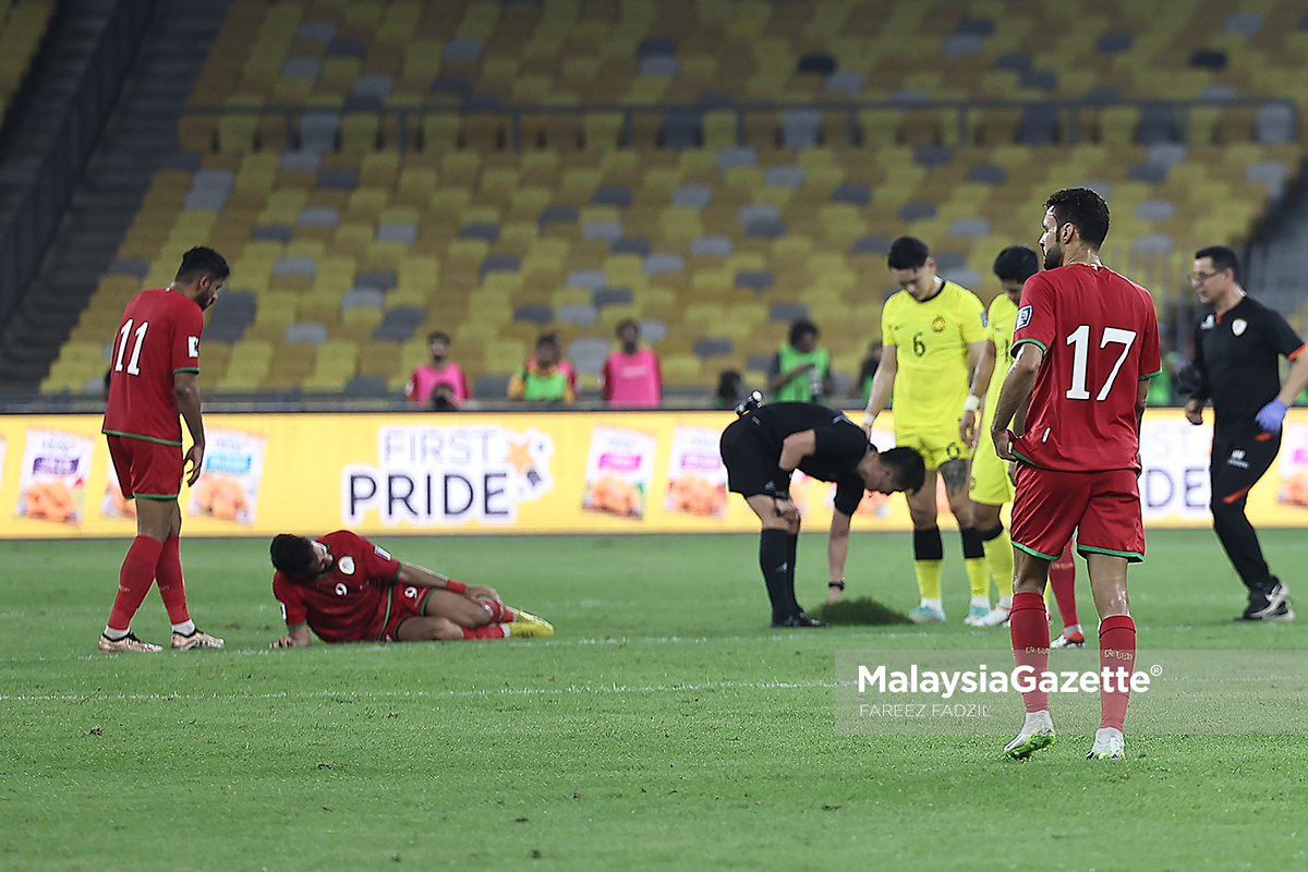 Aksi Perlawanan Malaysia vs Oman 0 52