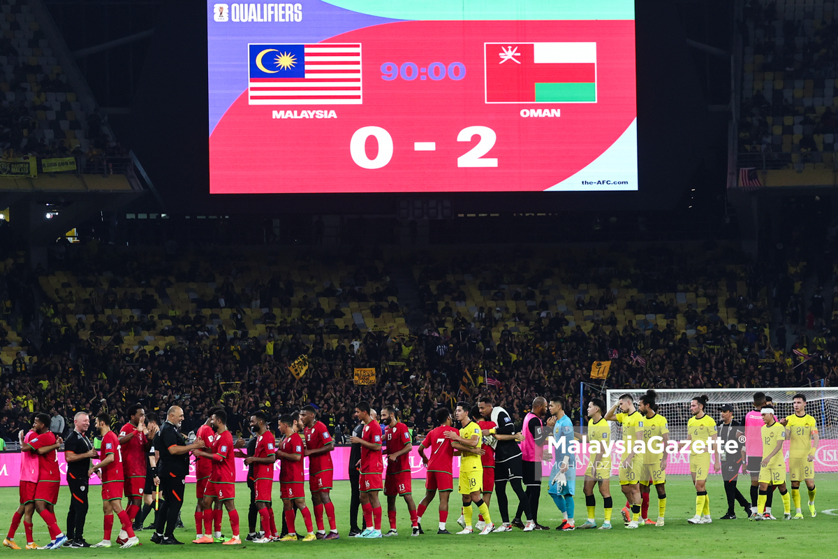 Aksi Perlawanan Malaysia vs Oman 0 65