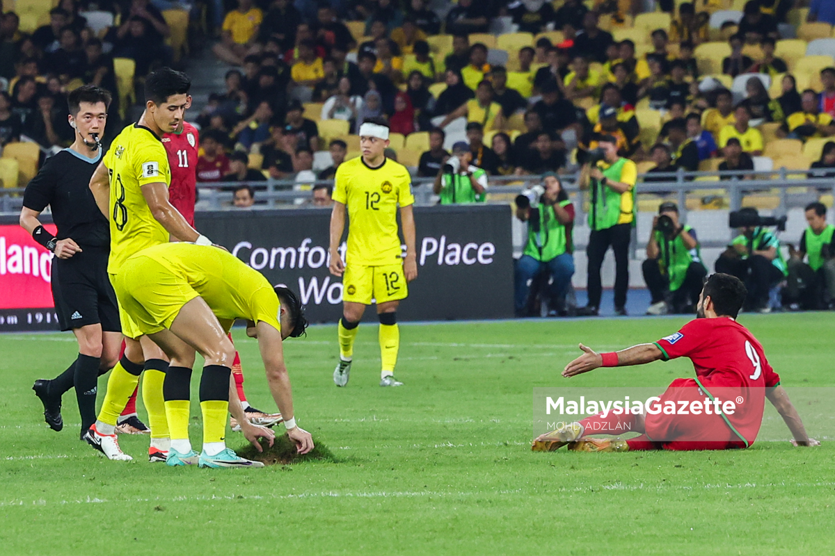 Aksi Perlawanan Malaysia vs Oman 0 51
