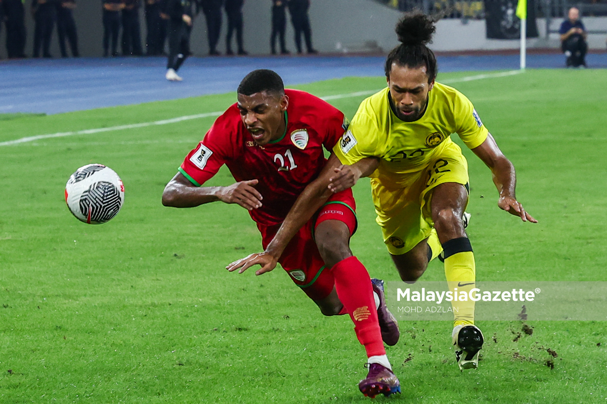 Aksi Perlawanan Malaysia vs Oman 0 48