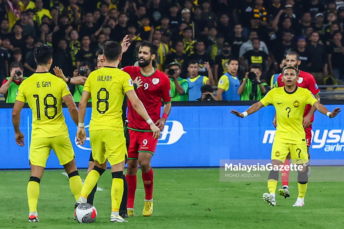 Aksi Perlawanan Malaysia vs Oman 0 49