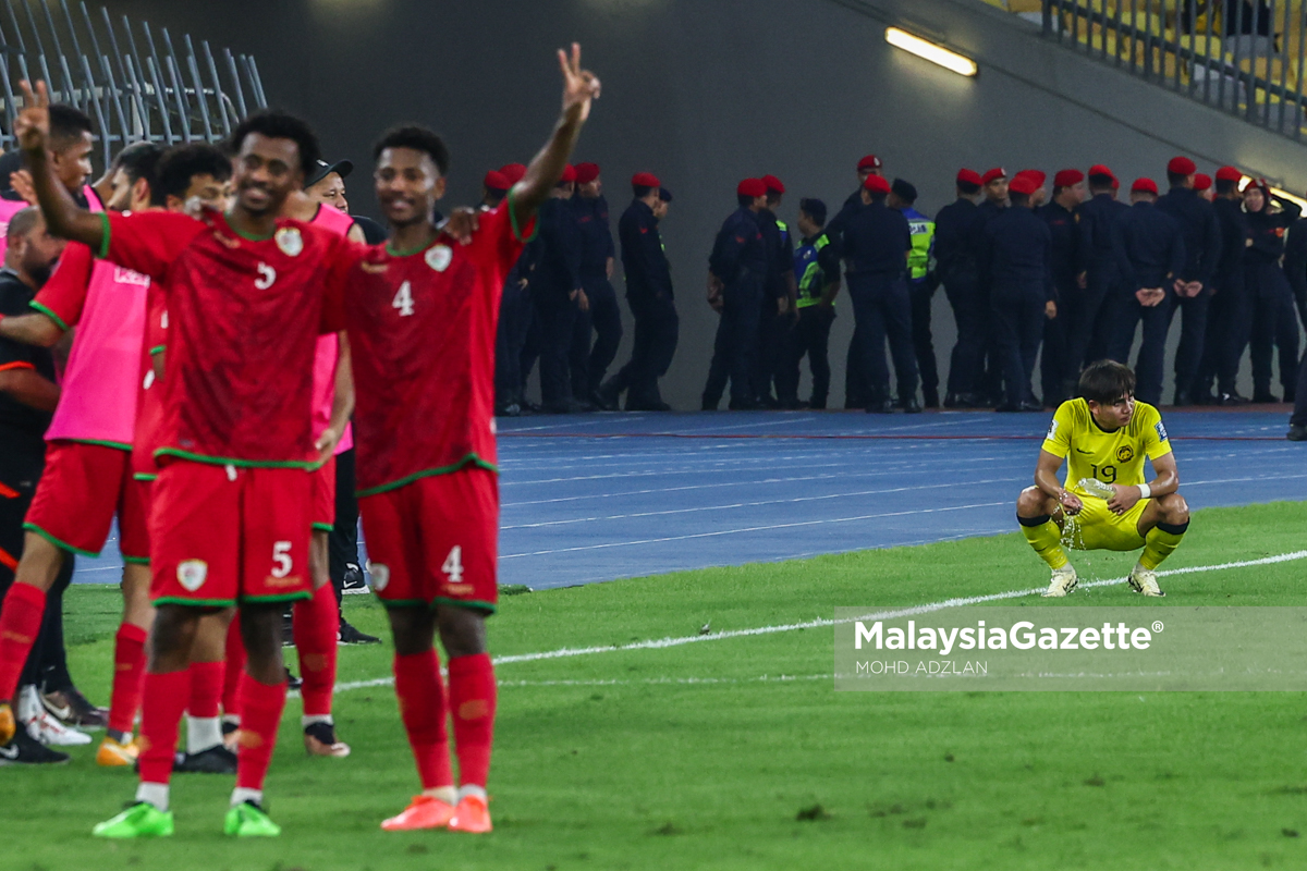 Aksi Perlawanan Malaysia vs Oman 0 62