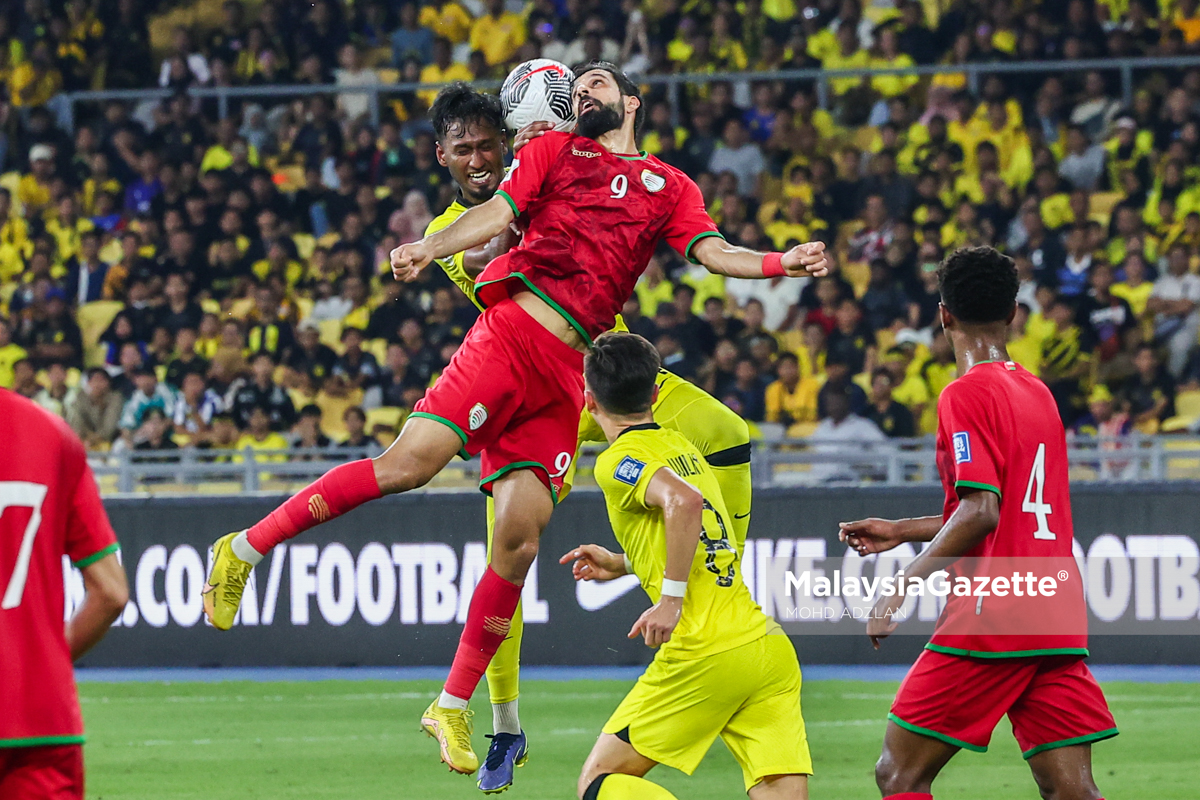 Aksi Perlawanan Malaysia vs Oman 0 43
