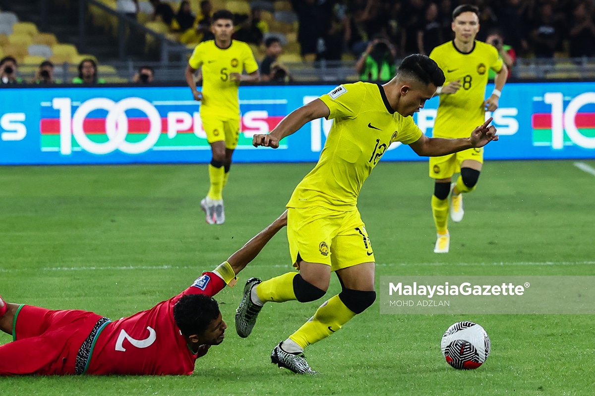 Aksi Perlawanan Malaysia vs Oman 0 42