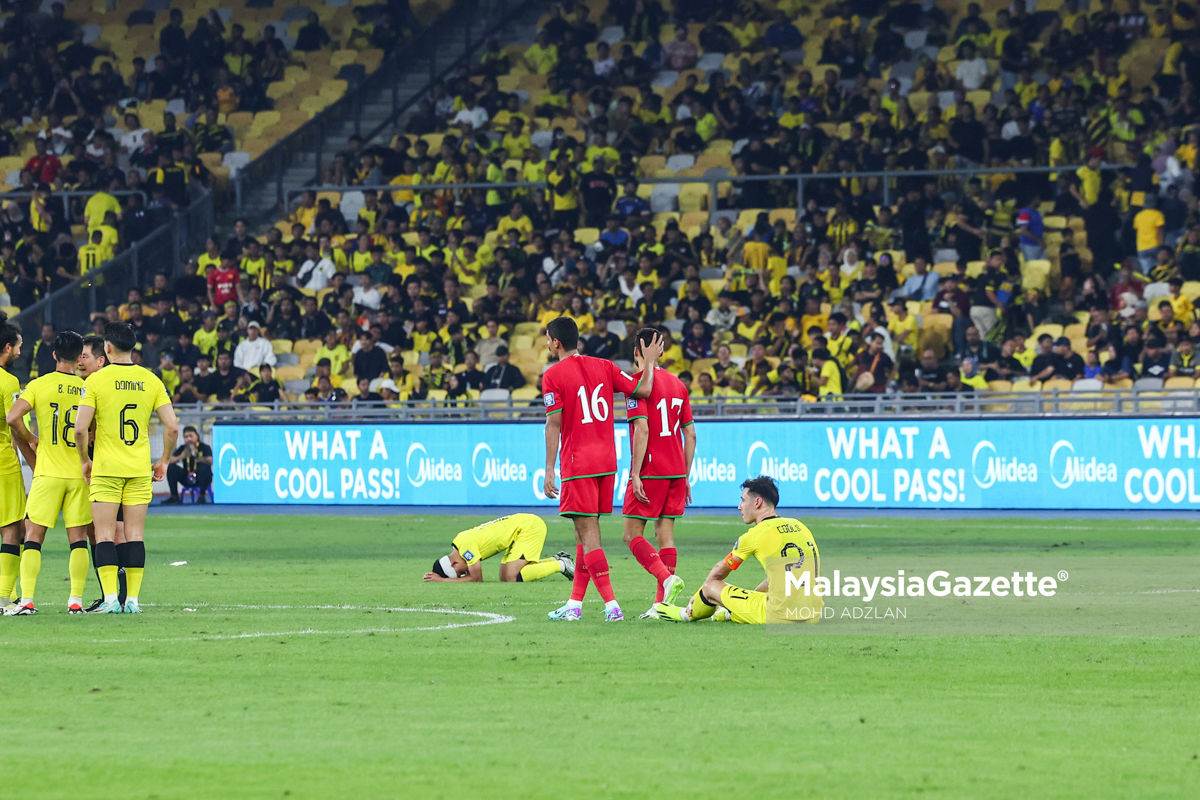 Aksi Perlawanan Malaysia vs Oman 0 59