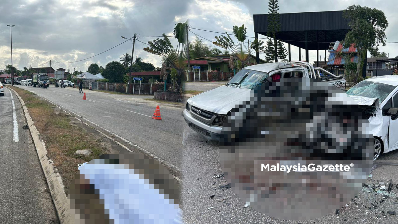 Pengurus JNT maut bertembung Hilux di Tanjung Lumpur